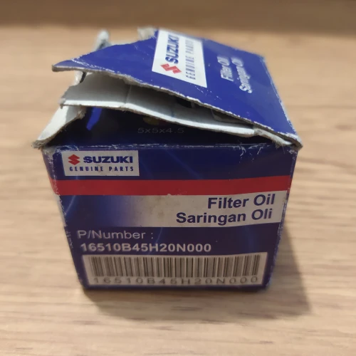 Filter Oli Satria FU Asli Suzuki 16510B45H20N000 Filter Oli Satria FU Asli Suzuki 16510B45H20N000